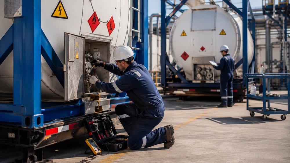ISO tank inspection and repair